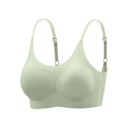 

TIANEK Push UP Bra One-Piece Comfortable Summer Beauty Back Wireless Seamless Push Up Solid Mother s Day Easy-On Bra for Women Clearance