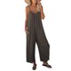 thumbnail image 1 of TRKIYQC Monos con tirantes finos para mujer, monos largos informales de verano, petos holgados de pierna ancha, monos, pantalones, escote en V, cómodos, sueltos, ropa de una pieza TRKIYQC perder, 1 of 5