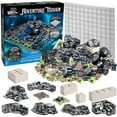 thumbnail image 1 of Monster Adventure Terrain 107pc Painted Rock Formation Base Set, Fully Modular Stackable 3D Tabletop World Builder, Use Alone or with Other Sets, Compatible w DND Dungeons Dragons, RPG, 1 of 6