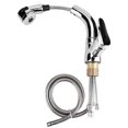 thumbnail image 2 of G1/2" Brass Pull Out Kitchen Faucet Tap Cold Water Kitchen Bathroom Faucet (Silver), 2 of 8