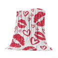 thumbnail image 1 of Valentine's Day Love Plush Blanket Warm Blanket, 1 of 6