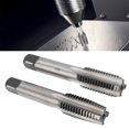 thumbnail image 3 of Broca de rosca de mano métrica 2 uds Flauta recta Acero al carbono M18 para madera plástico y aluminio ANGGREK, 3 of 8