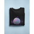 thumbnail image 3 of Triangle And Vaporwave Sweatshirt Men -Image by Shutterstock, Male 5X-Large, 3 of 4