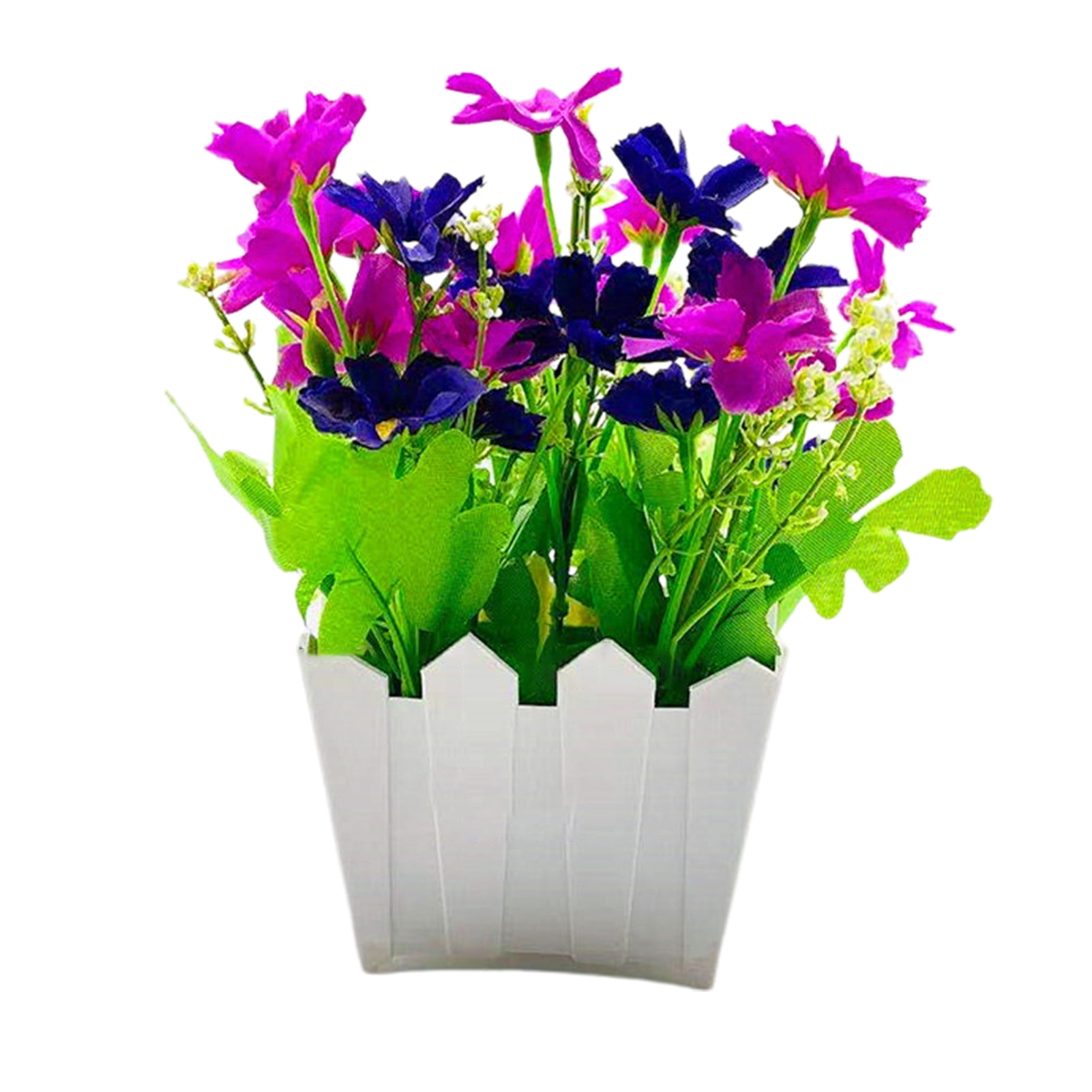 Yesbay 1 Set Artificial Plant Pot Chrysanthemum Flower Wedding