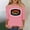 Pink, variant on HOMBOM Womens Summer T-Shirts Graphic Tees Graphic Retro 1996 Print 3/4 Sleeve White Basic Crew Neck Tops for Young Woman