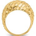thumbnail image 2 of 14K Yellow Gold Diamond-Cut Dome Ring (Size 6) Made In United States r170, 2 of 5