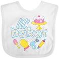 thumbnail image 3 of Inktastic Lil' Baker Icing and Cake Boys or Girls Baby Bib, 3 of 4