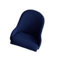 thumbnail image 2 of 1pc Wing Back Dining Chair Cover stretch removable Reusable Protector Seat Covers for Decor dark blue, 2 of 9