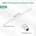 thumbnail image 3 of Tubo redondo de aluminio 6063 de 250 mm en paquete de 3, 2 mm ID 4 mm OD, tubería de aluminio sin costura para manualidades DIY [0.08x0.16x9.8IN], 3 of 7