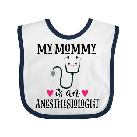 

Inktastic Anesthesiologist Mom Baby Gift Gift Baby Girl Bib