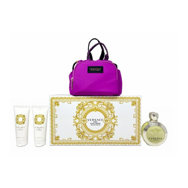 Versace Eros (Bag) 4 Pz Para Mujer