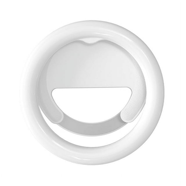 Luz de relleno en vivo multifuncional para selfies, portátil, conveniente, de múltiples ángulos, para teléfono celular, belleza, color blanco