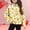 Yellow#5, variant on SERTG Girls Valentines Half Zip Sweatshirt Hoodless Stand Collar Thumbhole Cuffs Kids Long Sleeve Casual Pullover Everyday Top(Red,13 Years)