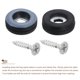 thumbnail image 4 of Uxcell Furniture Slider Pads, Screw on Furniture Glides Sliders 19mm 16, 4 of 6