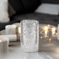 thumbnail image 5 of WGV Silver Speckled Glass Hurricane Candle Shade Chimney Tube - 4" Wide x 6" Height, Good quality, Heavy Weighted Base - 1 Pc, 5 of 7