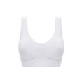 thumbnail image 3 of DYMADE Womens Plus Size Solid Color Plus Size Large Sports Bra Cup Tops, 3 of 4