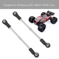 thumbnail image 3 of RC Car Steering Tie Rod, Black Silver Firm Structure RC Car Steering Pull Rods 2Pcs  For 1/8 RC Vehicle, 3 of 8