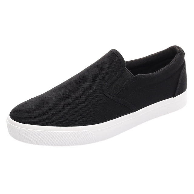 Kcodviy Flats for Men Slip Mens Casual Slip on Shoes Size 8 on Shallow Mouth Simple Men Casual Shoes Single Shoes Casual Shoes Casual athletic Shoes for Men Work Shoes