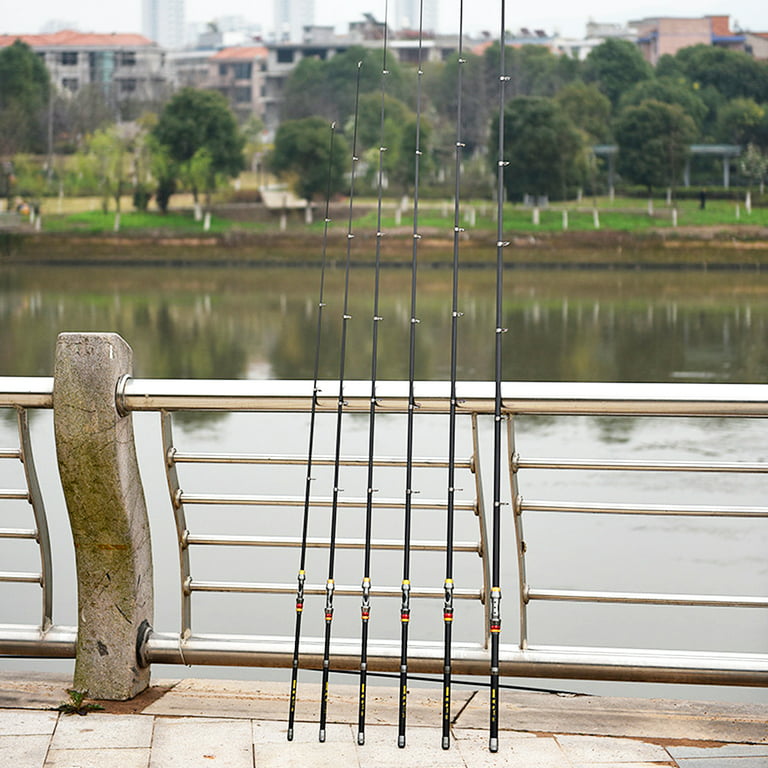 LEO FISHING Carbon Fiber Fishing Rod and Reel Combo - Telescopic