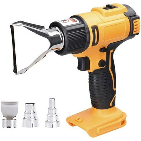 

5/8Pcs Hot Air Tool Cordless Hot Air Machine 2 Temperatures Adjustable Heating Equipment Handheld Heating Tool Include Nozzles Reusable Heating Tool Kit with LED Light for DIY