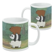 We Bare Bears Bear Stack White Mug