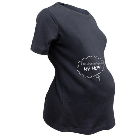 Halloween Dressed Up As Mommy Women's Maternity Costume T-Shirt