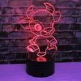 thumbnail image 4 of YSTIAN 3D Cow Night Light Lamp Illusion Led 7 Color Changing Touch Switch Table Desk Decoration Lamps Acrylic Flat ABS Base USB Cable Toy (Bus), 4 of 5