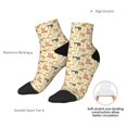 thumbnail image 6 of Naloa Cartoon Shiba Inu Dog Ankle Socks for Women Non Slip Socks No Show Socks Classic Low Cut Casual Socks Casual Socks, 6 of 7