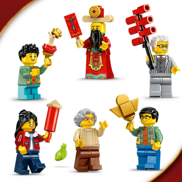 LEGO Spring Festival Fortune Firecracker Kids Building Toy