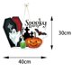 thumbnail image 3 of Decoraciones Para Fiestas De Halloween Colgantes Para Puertas Con Calabazas Y Murciélagos Escena Fantasmal Adornos Festivos De Halloween Para Colgar En Tu, 3 of 4