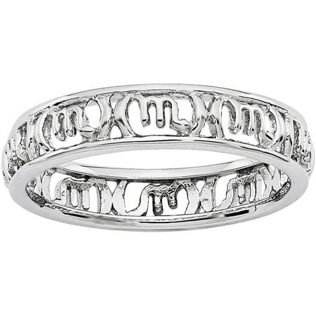 Stackable Expressions Sterling Silver Scorpio Zodiac Ring