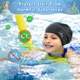 Freela XL Children Swim Cap Age for 512, Extra Large Oversize Waterproof Silicone Shower Swim