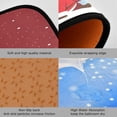 thumbnail image 2 of Christmas Santa Claus Kitchen Rugs Set 2 Piece, Non-Slip Kitchen Floor Mats Washable Polyester Comfort Standing Mats for Kitchen, Bathroom, Hallway, entryway, Laundry, Living Room, 2 of 7