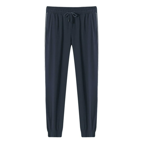 Busydd Womens Sweatpants Solid Color Straight Leg Sweatpants Elastic Waist Joggers Workout Pants Casual Oversized Drawstring Pants with Pockets Plus Size Sweatpants M-5XL
