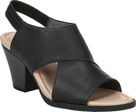 dr scholl's lemon block heel sandal