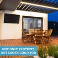 thumbnail image 3 of CSChome Outdoor TV Cover with Pocket Waterproof Protection from Water, Snow, Wind, Leaves, Bird Droppings, 3 of 7