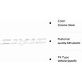 thumbnail image 2 of Car 3D Rear Tail Letter Emblem Replacement for Civic,Car Badge Decals Logo Trunk Decoration Emblem Modification Fit Civic 2006-2011 Accessories(Silver), 2 of 4