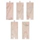 thumbnail image 1 of 1 Set of Kids Bedroom Wall Decor Wood DIY Joint Growth Chart for Decor, 1 of 2