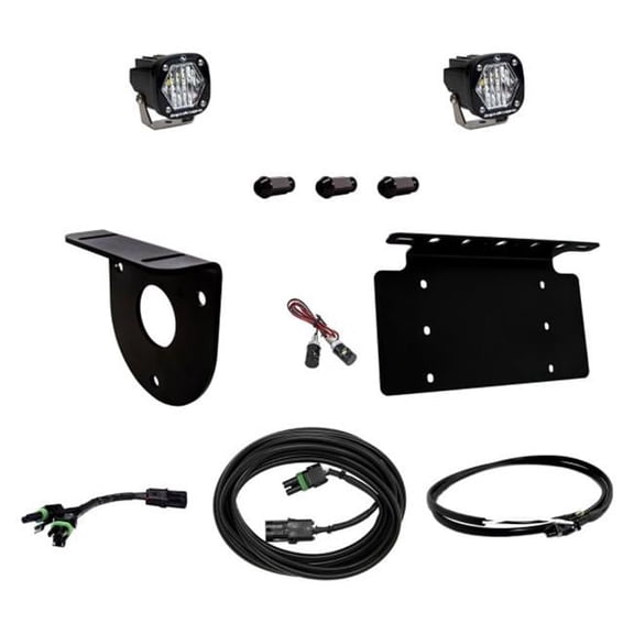 Baja Designs 2021 Ford Bronco Dual S1 Sport W/C Reverse Kit with License Plate and Upfitter