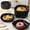 🔥 Black_Hot#7630, variant on Impregnable Dinner Plate | Plastic Microwave Safe Lightweight Reusable Dinnerware | Square 5.7x5.7in Dishwasher Safe Travel Plate | Elegant Non-Breakable Solo Pack | Multipurpose Kitchen Camping