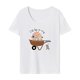 thumbnail image 1 of Camiseta básica para mujer Yinane Ropa deportiva femenina transpirable con cuello redondo, 1 of 7
