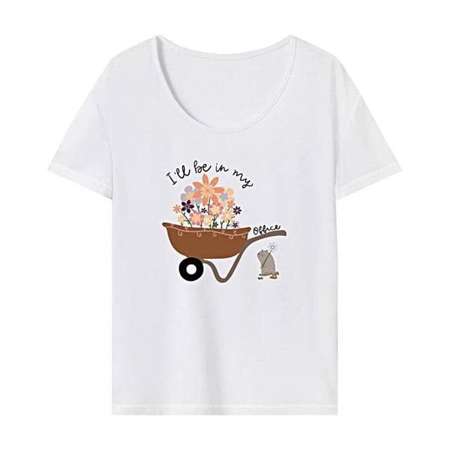Camiseta básica para mujer, camiseta suave con cuello redondo para viajes, senderismo, mochilero M