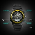 thumbnail image 7 of Sport Analog Digital LED Watch with Alarm Date under $5! Ke1Clo Water Resistant Wrist Watch for Men, Black, 7 of 7
