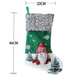 thumbnail image 2 of pieza, modelo de anciano rojo, suministros de decoración navideña, muñeco sin rostro, calcetines, bolsa de regalo, árbol de Navidad, bolsa de regalo colgante para anciano, 2 of 5