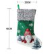 thumbnail image 2 of pieza, modelo de anciano verde, suministros de decoración navideña, muñeco sin rostro, calcetines, bolsa de regalo, árbol de Navidad, bolsa de regalo colgante para anciano, 2 of 5