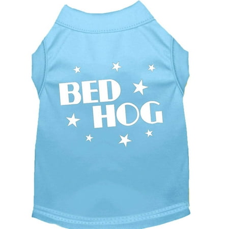 Pet Dog Cat Shirt Screen Printed, "Bed Hog"
