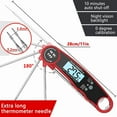 thumbnail image 2 of Meat Thermometer Digital Instant Read Food Thermometer for Cooking Grilling Air Fryer Probe Kitchen Gadgets Essentials BBQ Accessories, 2 of 4