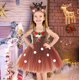 thumbnail image 5 of Vestido de reno navideño para niños, lindo y exquisito vestido de velo de ambiente festivo, 5 of 5
