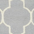 thumbnail image 6 of SAFAVIEH Cambridge Kevin Geometric Wool Runner Rug, Silver/Ivory, 2'6" x 16', 6 of 7