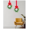 thumbnail image 4 of Yoyauz Artificial Kitchen Cabinet Garland With Ribbon Artificial Green Leaf Garland Decoration Hanging Garland Is Suitable For Cabinet Wall Window Front Door Decoration, 4 of 6